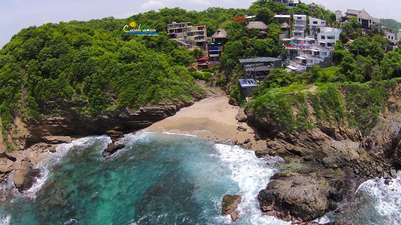 Casablanca Guest House - Adults Only - Starlink Internet! Zipolite Eksteriør bilde