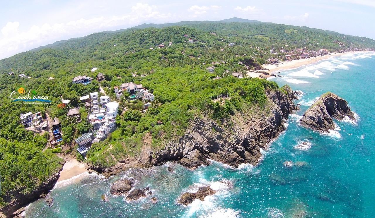 Casablanca Guest House - Adults Only - Starlink Internet! Zipolite Eksteriør bilde